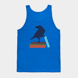 Reading Raven Book Crow Tank Top